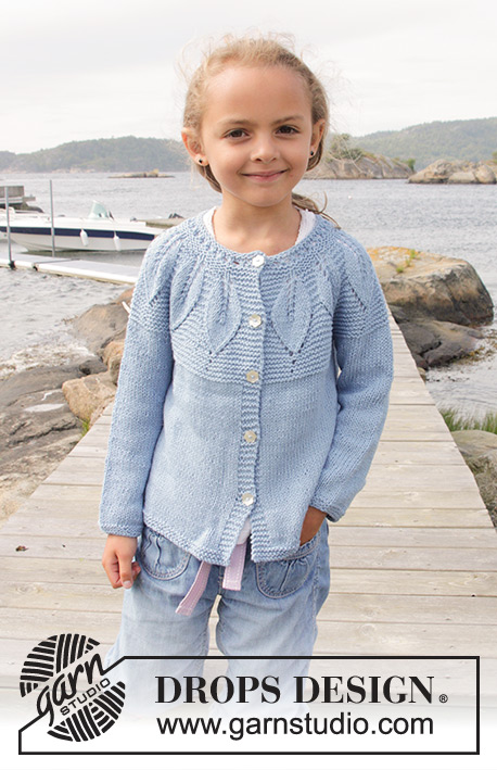 Ret Udvikle børn Sweet Bay Jacket / DROPS Children 27-24 - Free knitting patterns by DROPS  Design