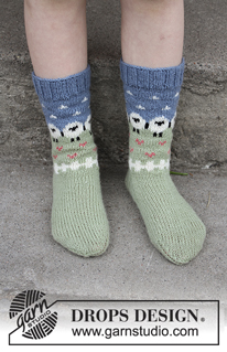 Free knitting and crochet patterns / DROPS Children 28-10