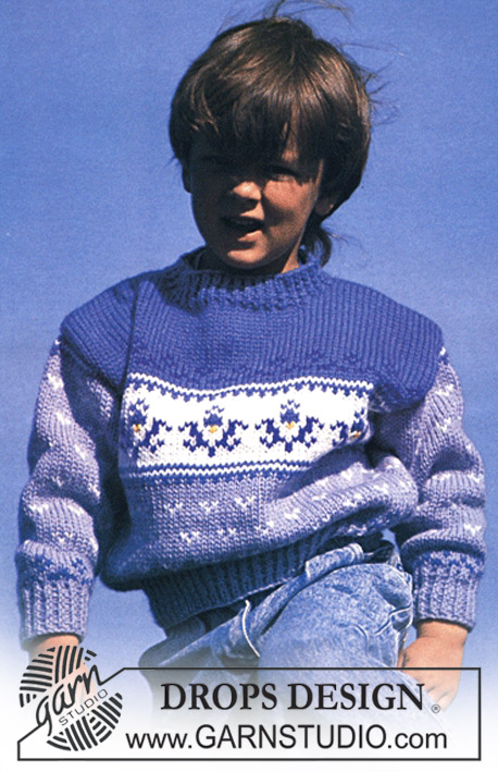 Modèles tricot et crochet gratuits / DROPS Children 3-2
