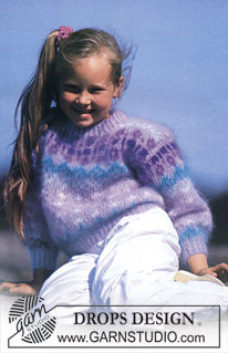 Free knitting and crochet patterns / DROPS Children 3-6