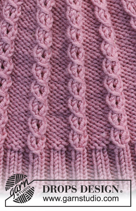 Lille Lisa / DROPS Children 30-15 - Settet består av: Strikket lue og hals med små fletter til barn. Størrelse 3 - 12 år. Settet er strikket i DROPS Merino Extra Fine.