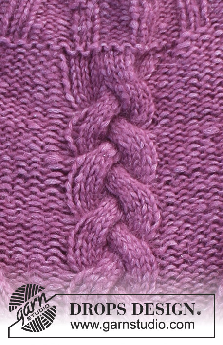 Ylva / DROPS Children 30-3 - Strikket bluse med snoninger og raglan til børn. Størrelse 2 - 12 år. Arbejdet er strikket i DROPS Air