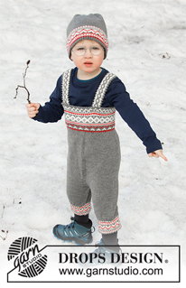 Shinny Upatree / DROPS Children 32-16 - Stickad byxa till baby och barn i DROPS BabyMerino. Arbetet är stickat uppifrån och ner med nordiskt mönster. Storlek 6 mån – 6 år.