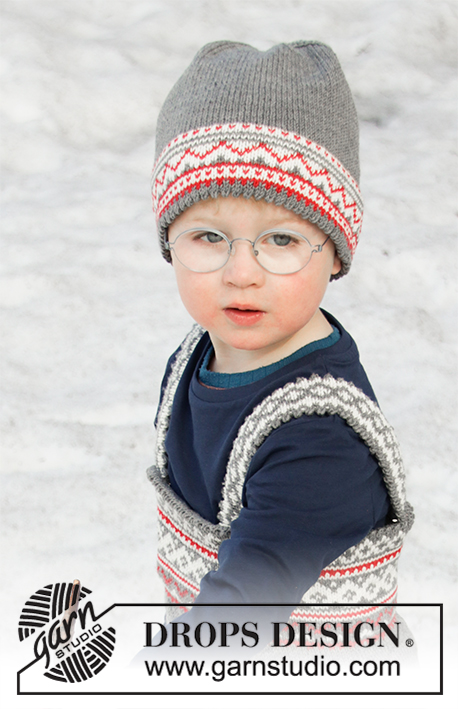 Shinny Upatree / DROPS Children 32-16 - Stickad byxa till baby och barn i DROPS BabyMerino. Arbetet är stickat uppifrån och ner med nordiskt mönster. Storlek 6 mån – 6 år.