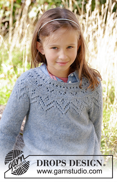 Agnes Sweater Drops Children 34 10 Free Knitting