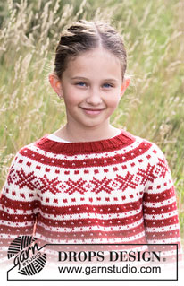 Free knitting and crochet patterns / DROPS Children 34-32