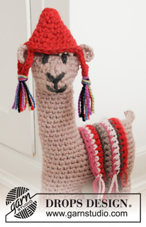 Here's Roger! / DROPS Children 35-11 - Heklað Alpacka eða Lama úr 2-þráðum DROPS Andes eða DROPS Snow.