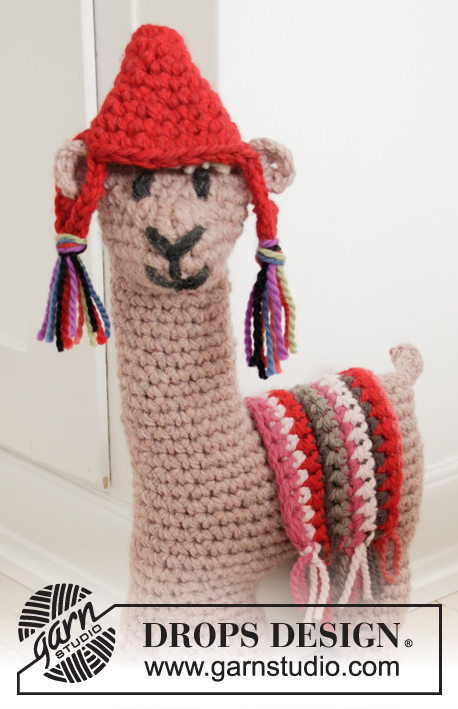 Here's Roger! / DROPS Children 35-11 - Heklað Alpacka eða Lama úr 2-þráðum DROPS Andes eða DROPS Snow.