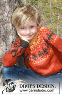 Free knitting and crochet patterns / DROPS Children 37-11