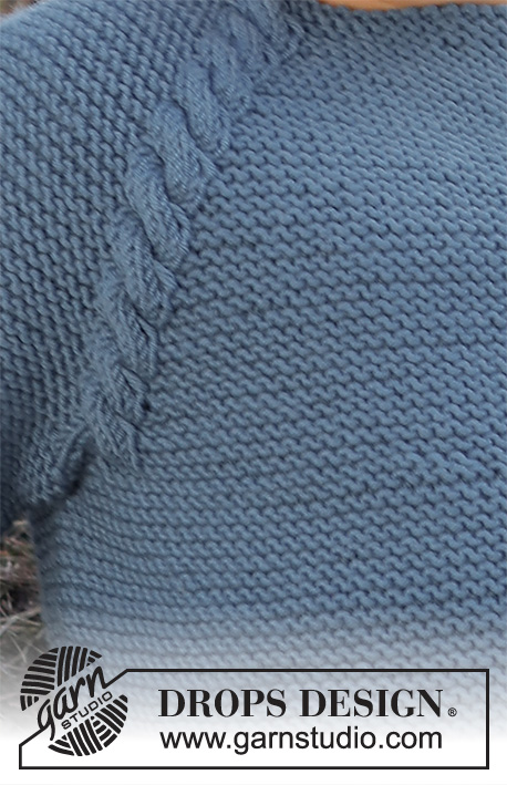 Autumn Smiles Jumper / DROPS Children 37-14 - Strikket bluse til baby og børn med raglan i DROPS Karisma. Arbejdet strikkes oppefra og ned med retstrik og snoninger. Størrelse 6 mdr - 8 år.