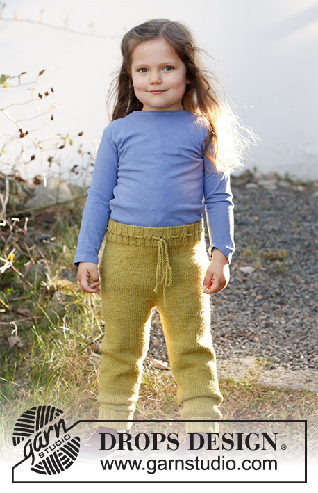 Nikke Bore vaskepulver Autumn Adventures Trousers / DROPS Children 37-8 - Gratis strikkeopskrifter  fra DROPS Design