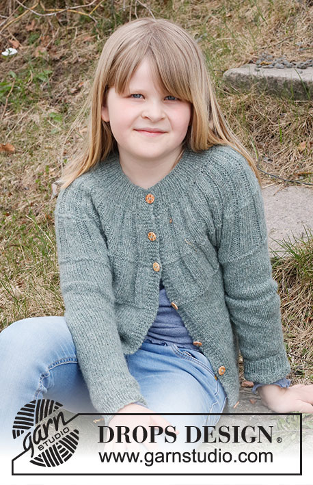 Free knitting and crochet patterns / DROPS Children 40-22