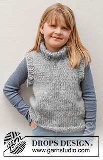 Free knitting and crochet patterns / DROPS Children 40-23