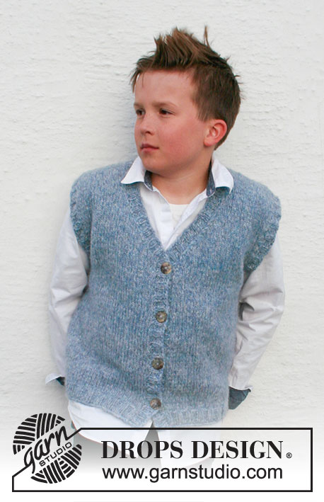 Gilet Enfant Sans Manches Col V – Tricot Laine Doux – Pour Toutes Occasions – Garçons Et Filles – Automne/Hiver/Printemps