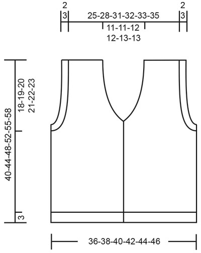 Diagram measurements for DROPS Children 40-25