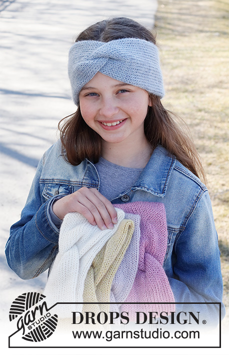 Bandeaux Enfant - Modèles tricot et crochets gratuits de DROPS Design