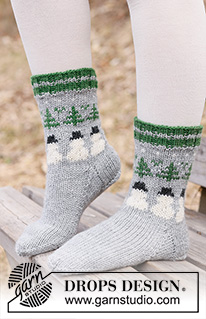 Christmas Socks & Slippers / DROPS Children 44-21