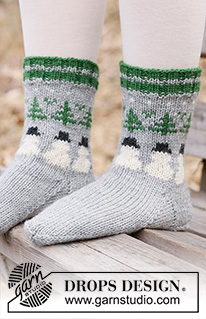 Christmas Socks & Slippers / DROPS Children 44-21