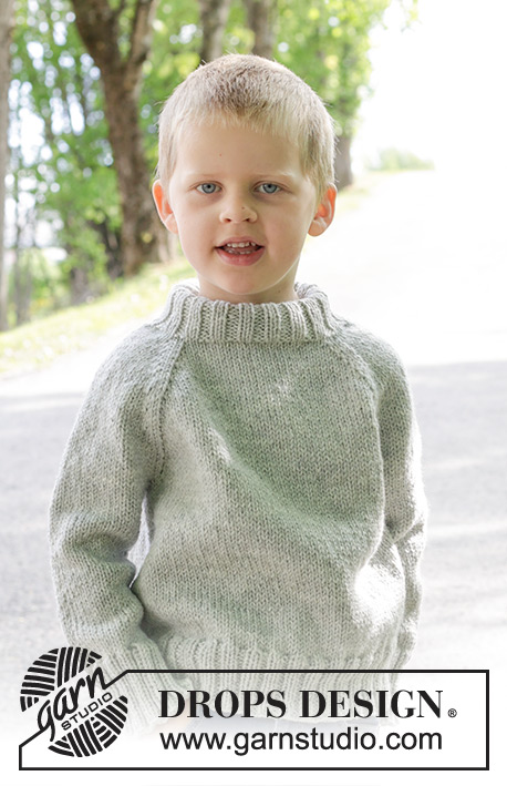 Sea Salt / DROPS Children 47-10 - Free knitting patterns by DROPS Design