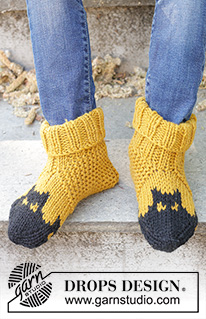 Halloween Socks & Slippers / DROPS Children 47-30