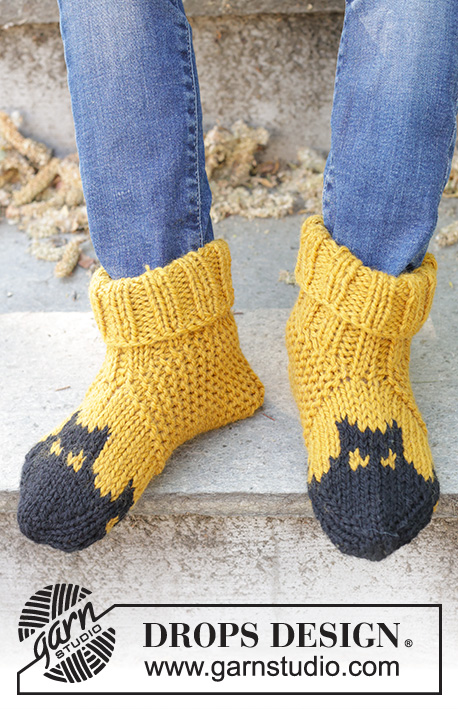 Halloween Socks & Slippers / DROPS Children 47-30