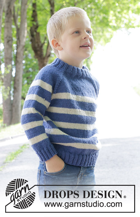 Meet the Captain / DROPS Children 47-5 - Free knitting patterns by ...