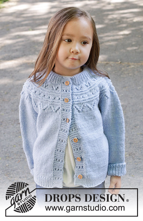 Running Circles Cardigan / DROPS Children 47-7 - Free knitting patterns ...