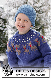 Free knitting and crochet patterns / DROPS Children 48-16