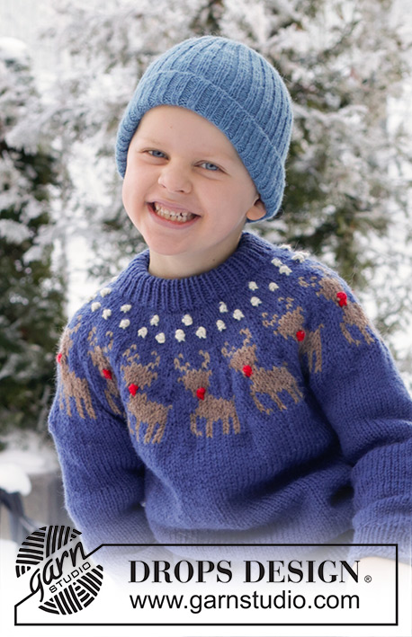 Free knitting and crochet patterns / DROPS Children 48-16