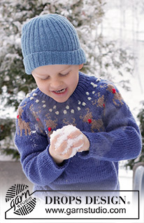Free knitting and crochet patterns / DROPS Children 48-16