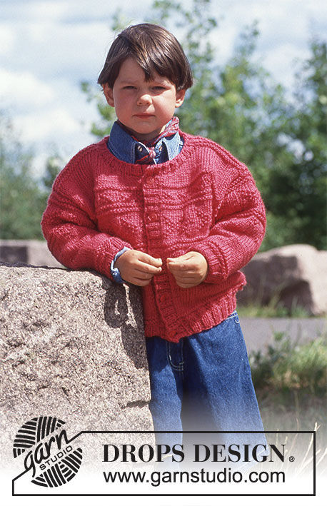 Free knitting and crochet patterns / DROPS Children 5-1