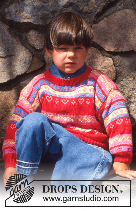 Free knitting and crochet patterns / DROPS Children 5-5