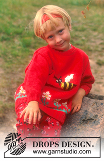 Free knitting and crochet patterns / DROPS Children 5-7