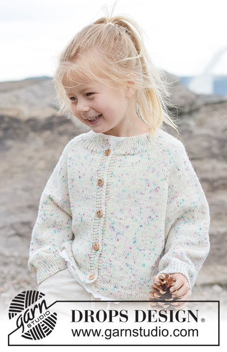 Snow Funfetti Cardigan / DROPS Design s50-30 — foto: DROPS Design