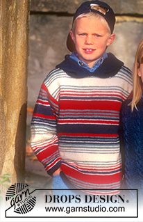 Free knitting and crochet patterns / DROPS Children 7-14