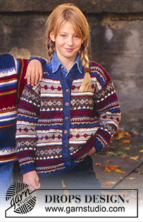 DROPS Children 7-2 - Cardigan in Karisma Classic