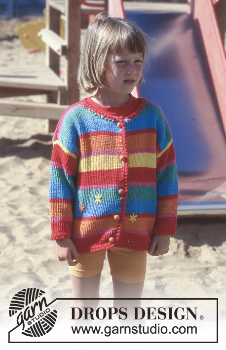 Free knitting and crochet patterns / DROPS Children 8-1