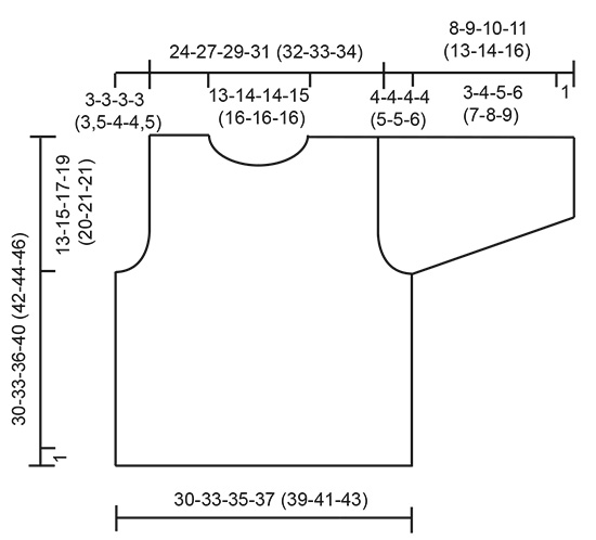 Diagram measurements for DROPS Children 8-10