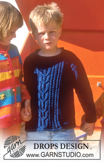 Free knitting and crochet patterns / DROPS Children 8-2