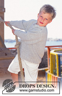 Free knitting and crochet patterns / DROPS Children 8-5