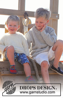 Free knitting and crochet patterns / DROPS Children 8-5