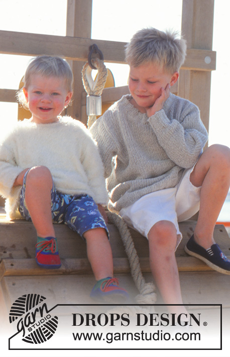 Free knitting and crochet patterns / DROPS Children 8-5