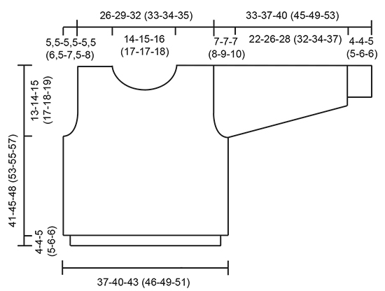 Diagram measurements for DROPS Children 9-12