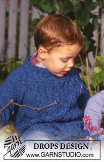 Free knitting and crochet patterns / DROPS Children 9-2
