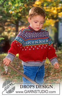 Modèles tricot et crochet gratuits / DROPS Children 9-21