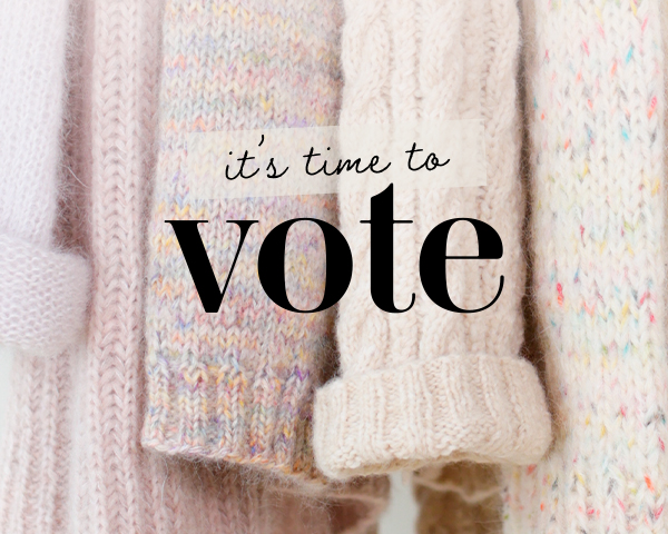 It's time to vote!