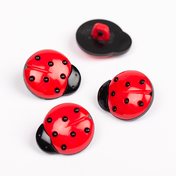 DROPS Knappar Nyckelpiga No. 551 isometric