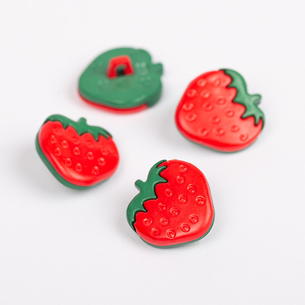 DROPS Knappar Jordgubbe No. 552 isometric