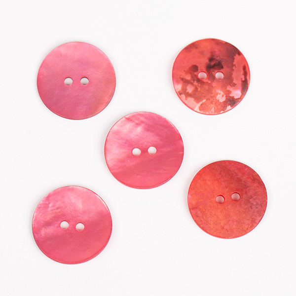 DROPS Buttons Round (red) no. 610