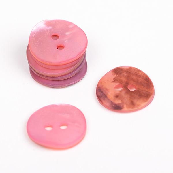 DROPS Knappar Rund (rosa) No. 622 isometric
